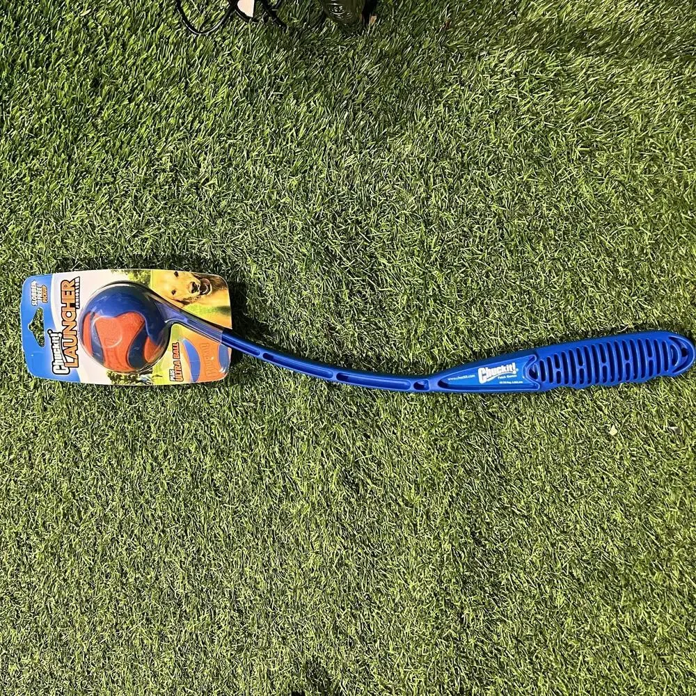 Chuckit! Junior 18M Dog Ball Launcher Thrower Plus Ultra Ball Slobber Free Fun